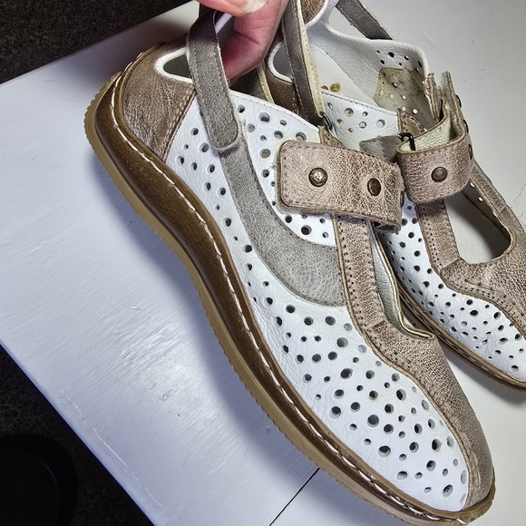 RIEKER Women's Celia Stone Beige Antistress Shoes Excellent condition Size 37 - Picture 4 of 12
